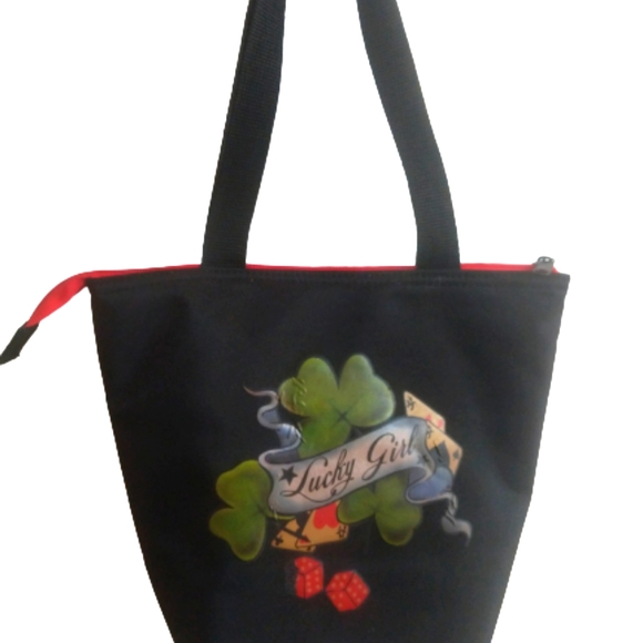 Lunch Tote Small Black Bags Insulated St. Patrick's - Picture 1 of 9